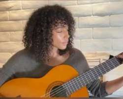 She also owns a beautiful voice and can play the guitar.